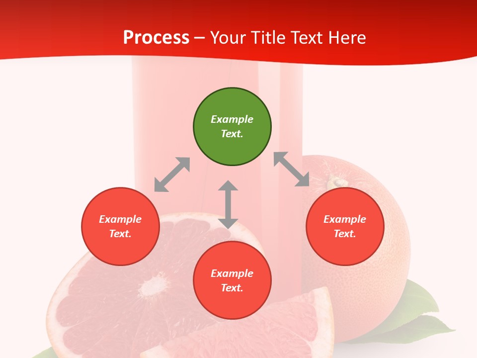 Refreshment Straw Fresh PowerPoint Template