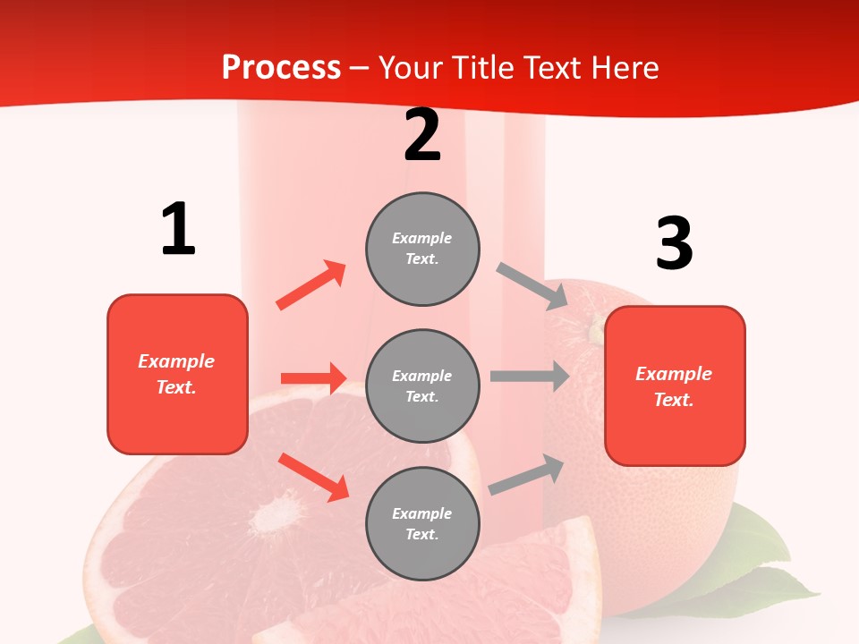 Refreshment Straw Fresh PowerPoint Template