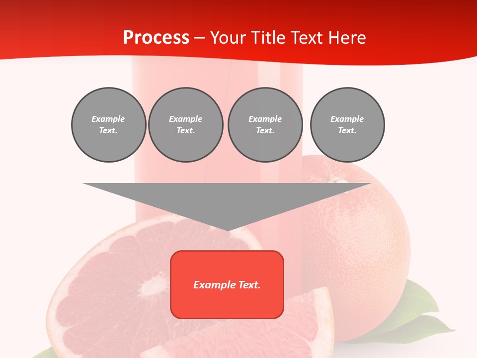 Refreshment Straw Fresh PowerPoint Template