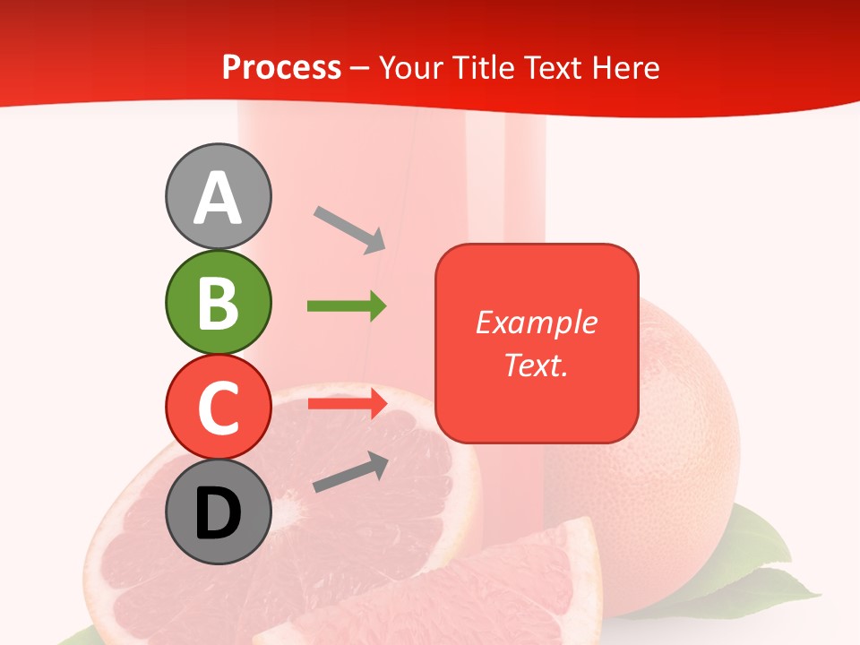 Refreshment Straw Fresh PowerPoint Template