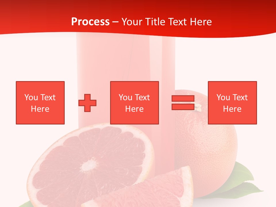 Refreshment Straw Fresh PowerPoint Template