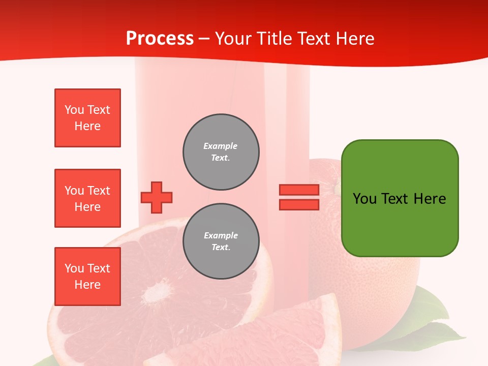 Refreshment Straw Fresh PowerPoint Template