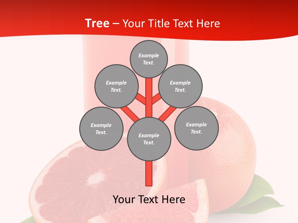 Refreshment Straw Fresh PowerPoint Template