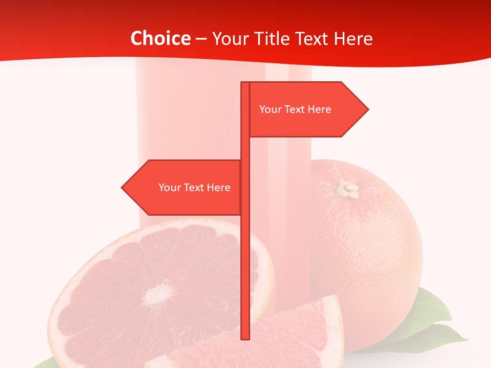 Refreshment Straw Fresh PowerPoint Template