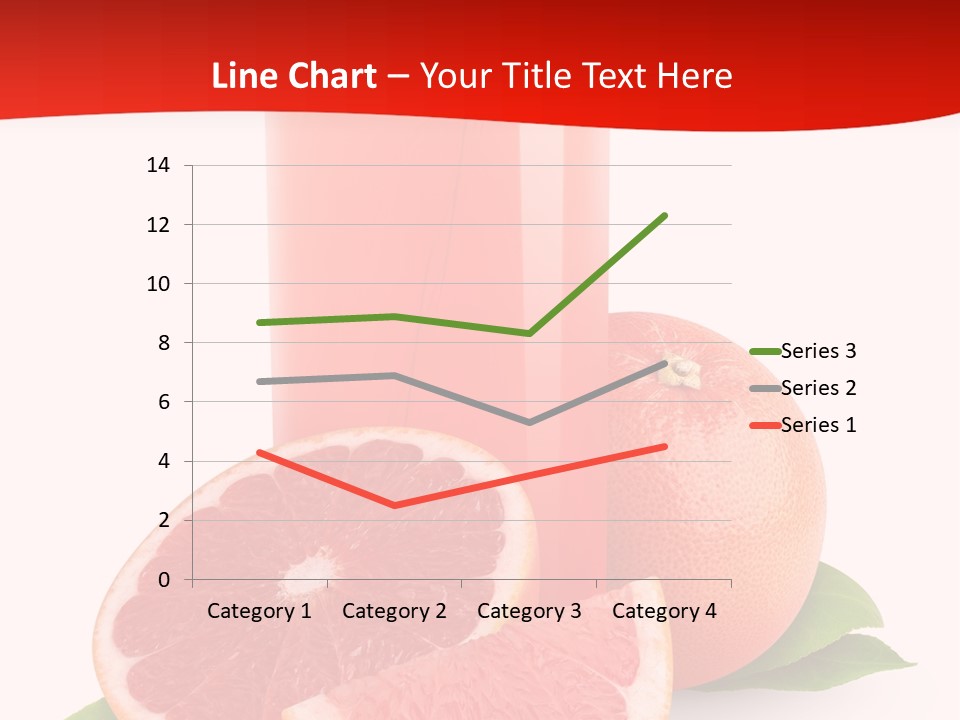 Refreshment Straw Fresh PowerPoint Template