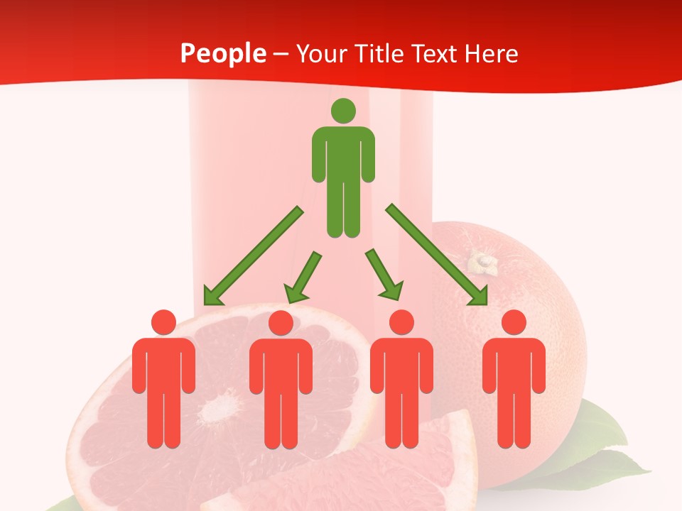 Refreshment Straw Fresh PowerPoint Template