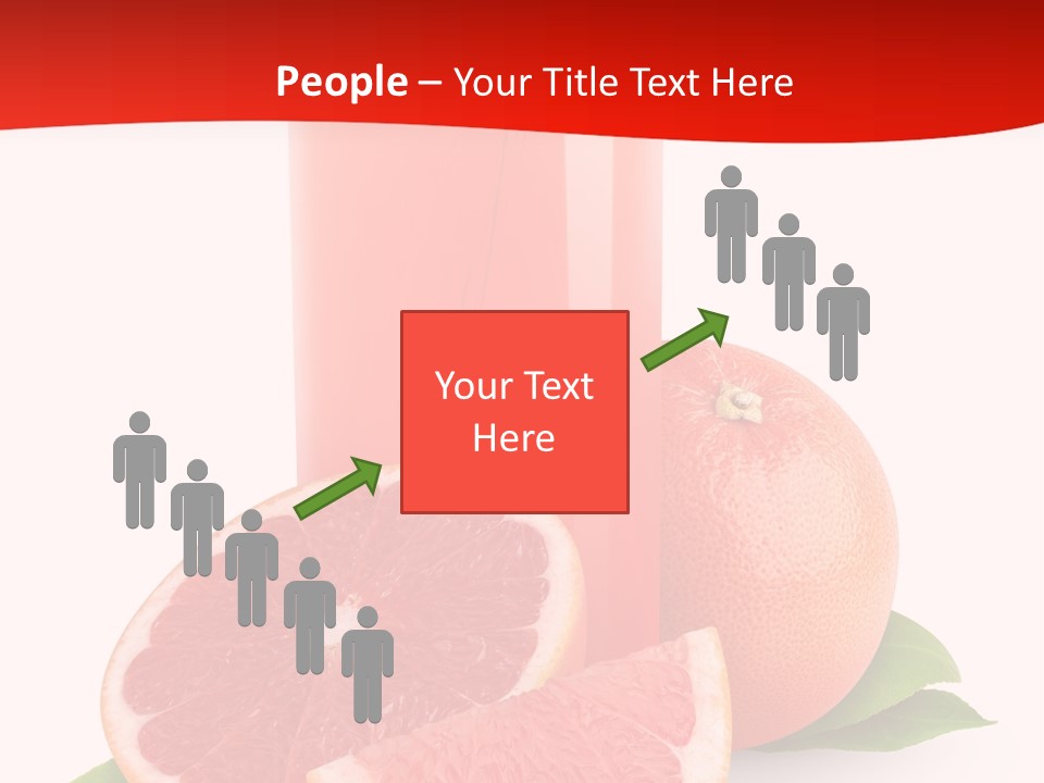 Refreshment Straw Fresh PowerPoint Template