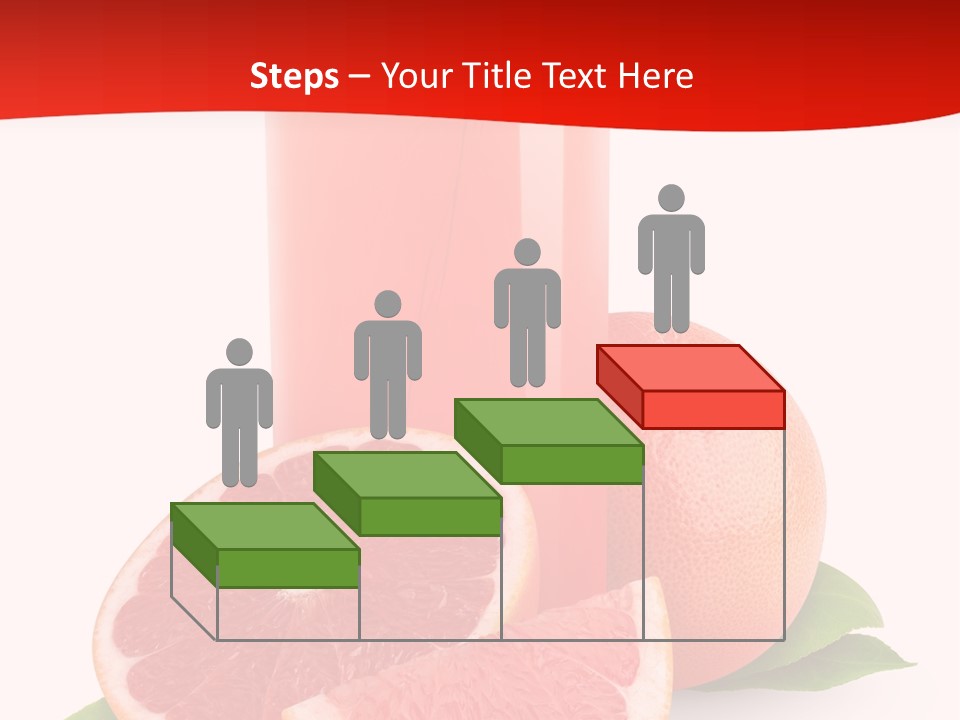 Refreshment Straw Fresh PowerPoint Template