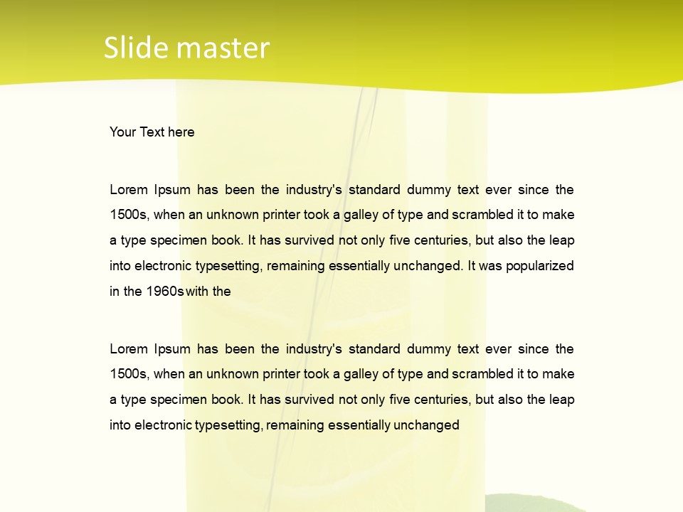 Close Up Vibrant Studio Shot PowerPoint Template