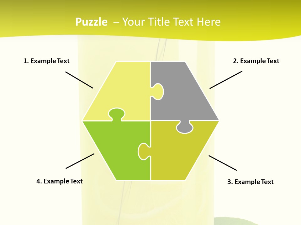 Close Up Vibrant Studio Shot PowerPoint Template