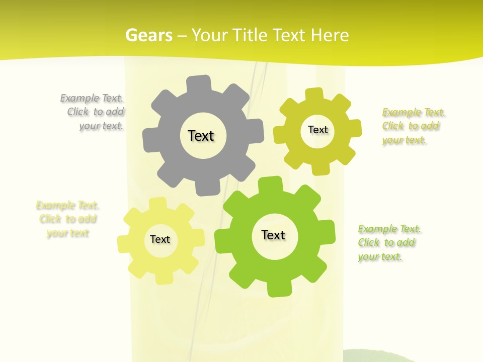 Close Up Vibrant Studio Shot PowerPoint Template