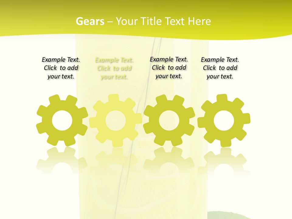 Close Up Vibrant Studio Shot PowerPoint Template