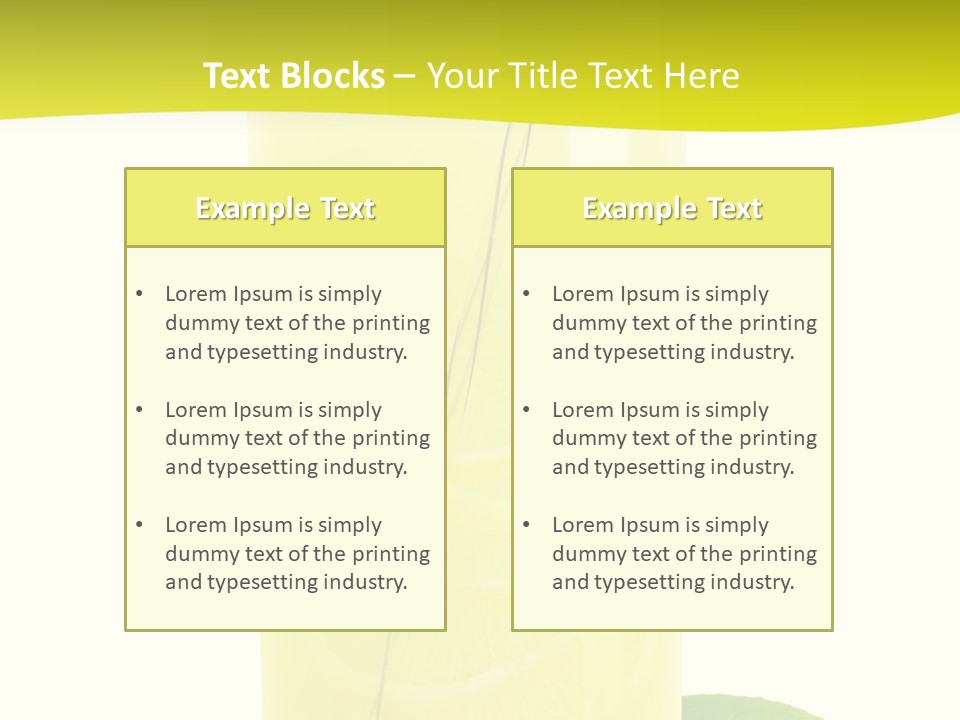 Close Up Vibrant Studio Shot PowerPoint Template