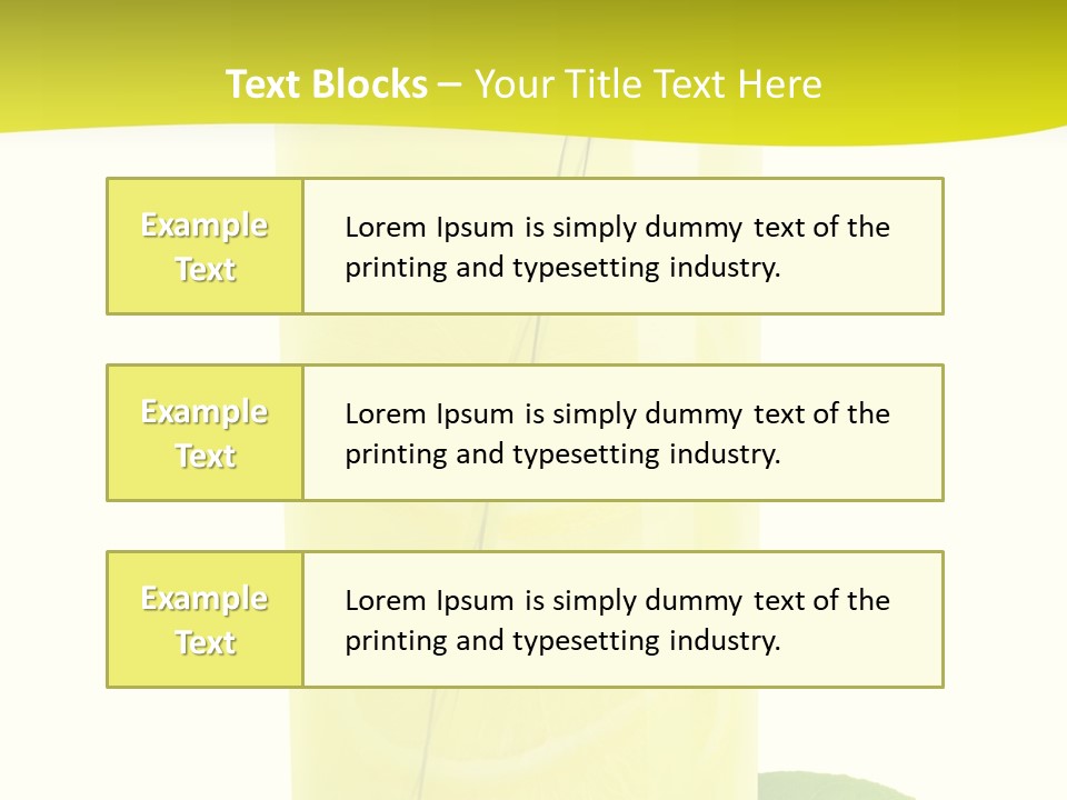 Close Up Vibrant Studio Shot PowerPoint Template