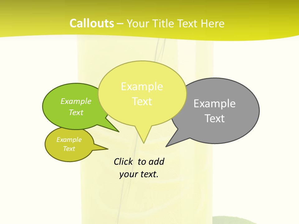 Close Up Vibrant Studio Shot PowerPoint Template