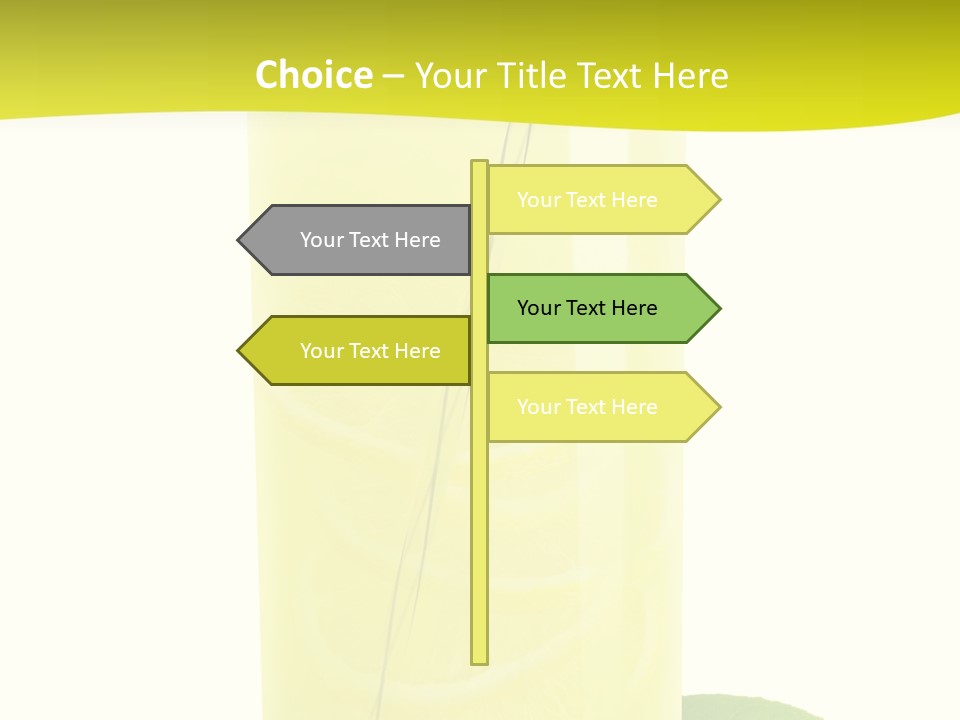 Close Up Vibrant Studio Shot PowerPoint Template