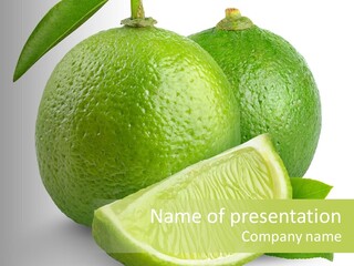 Isolated Slice Refreshing PowerPoint Template