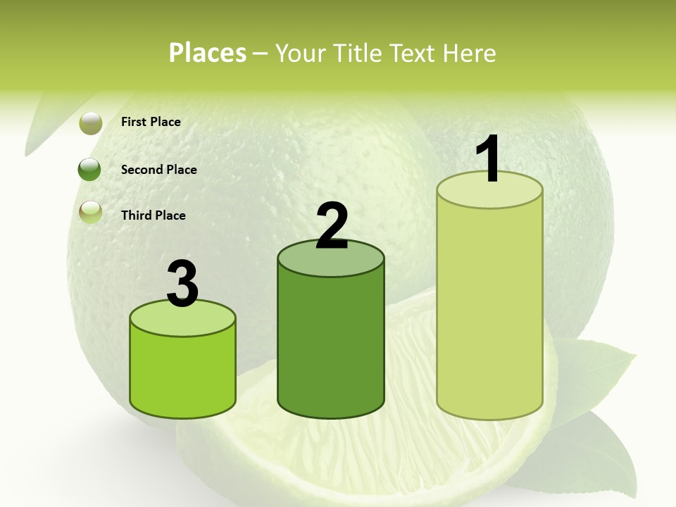 Isolated Slice Refreshing PowerPoint Template