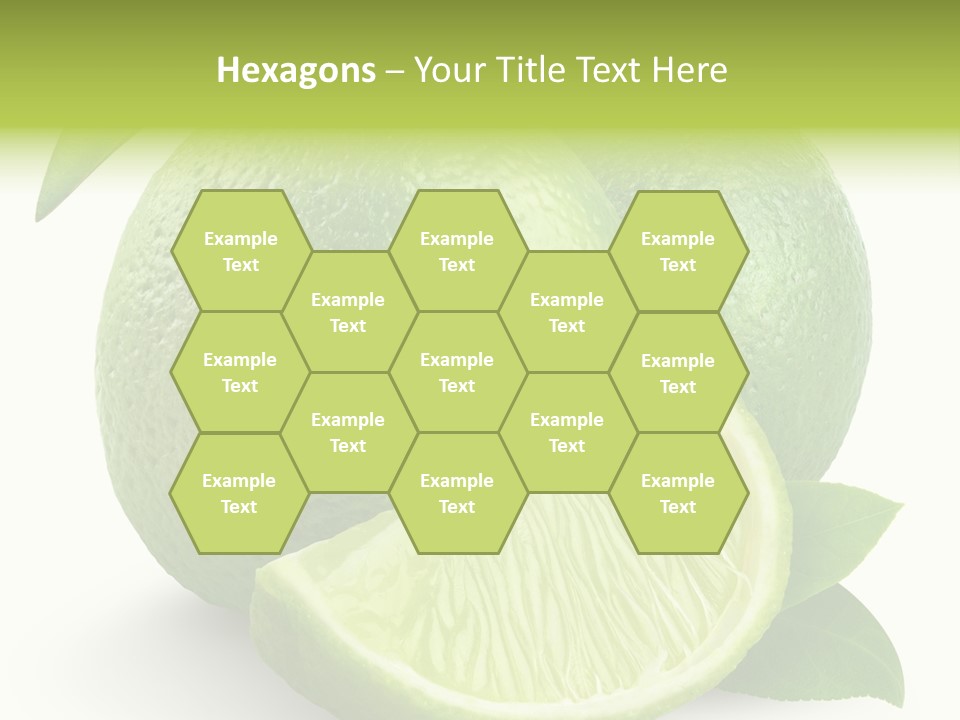 Isolated Slice Refreshing PowerPoint Template