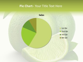 Isolated Slice Refreshing PowerPoint Template
