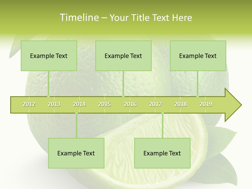 Isolated Slice Refreshing PowerPoint Template