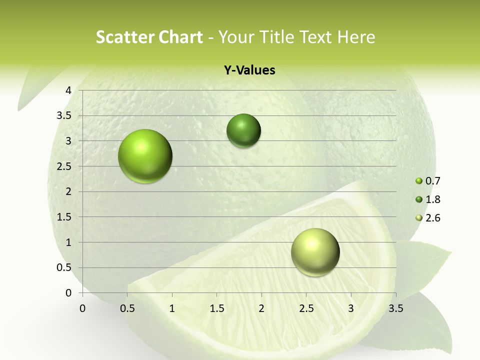 Isolated Slice Refreshing PowerPoint Template