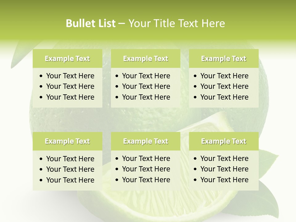 Isolated Slice Refreshing PowerPoint Template