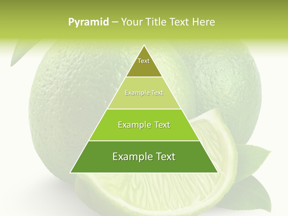 Isolated Slice Refreshing PowerPoint Template