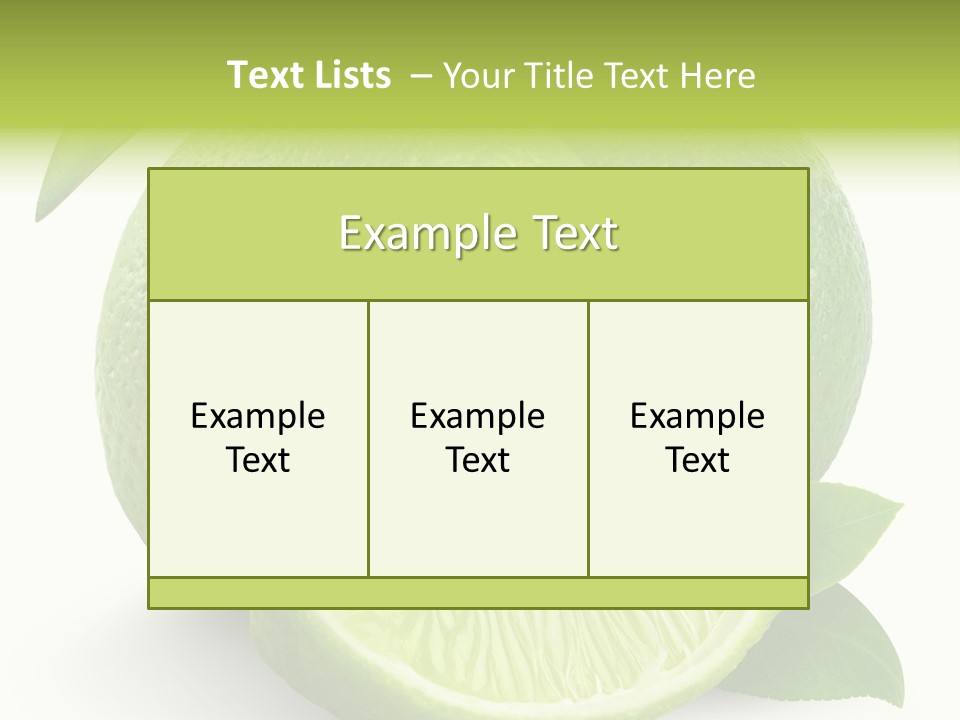 Isolated Slice Refreshing PowerPoint Template