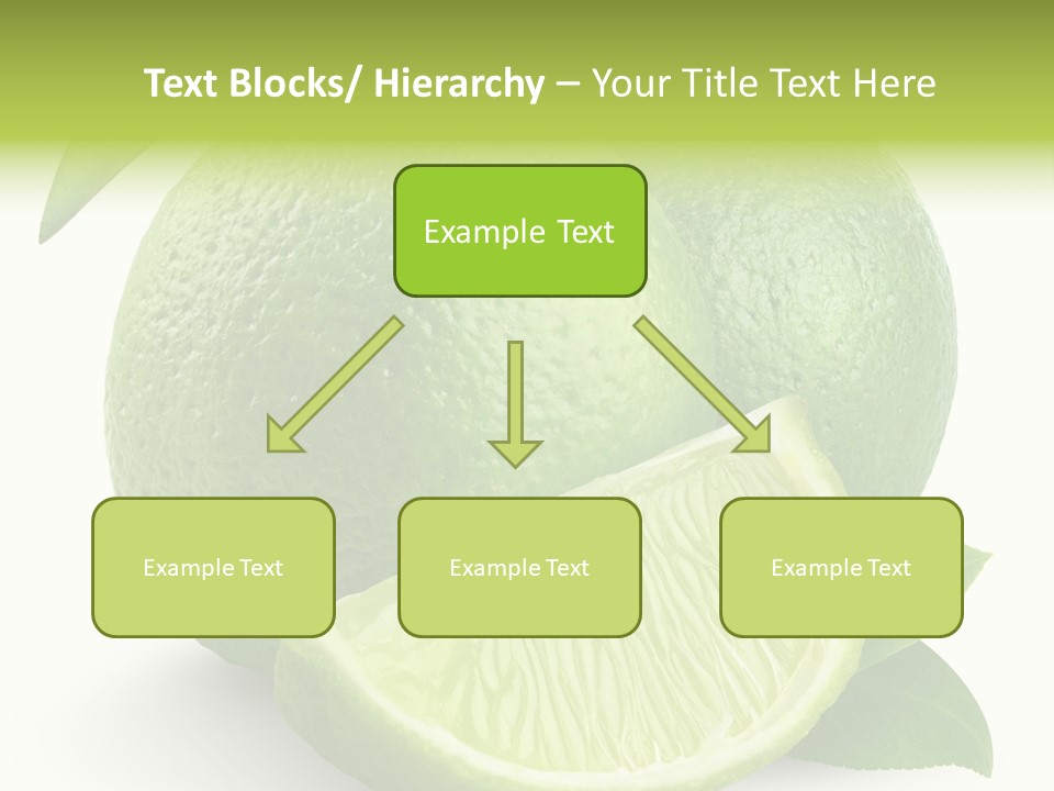 Isolated Slice Refreshing PowerPoint Template
