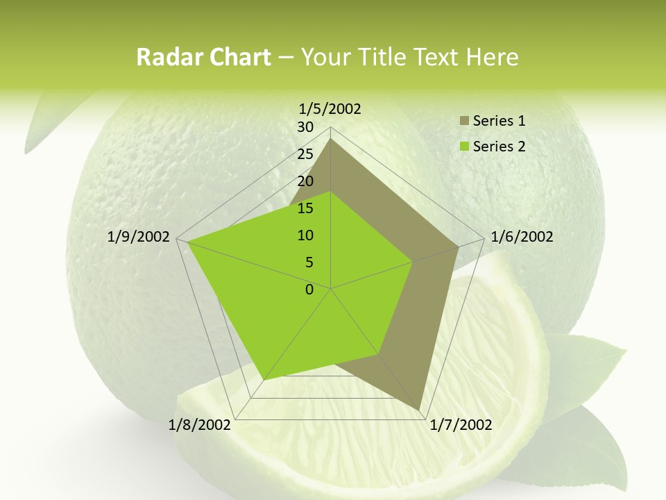 Isolated Slice Refreshing PowerPoint Template