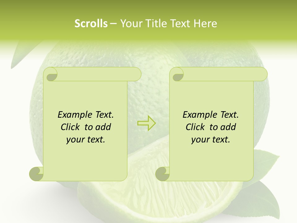 Isolated Slice Refreshing PowerPoint Template