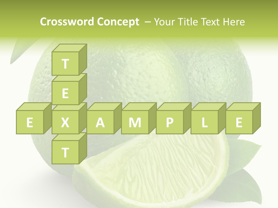 Isolated Slice Refreshing PowerPoint Template