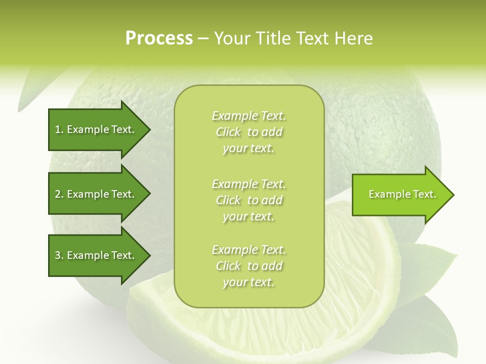 Isolated Slice Refreshing PowerPoint Template