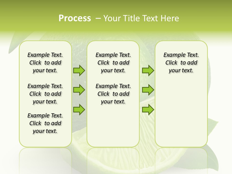 Isolated Slice Refreshing PowerPoint Template