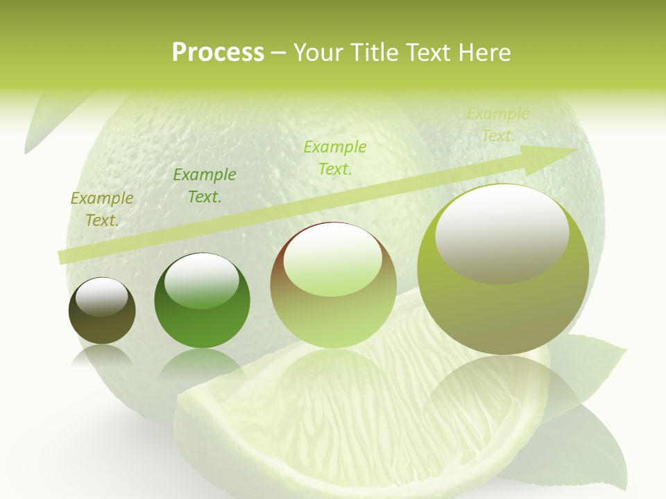 Isolated Slice Refreshing PowerPoint Template