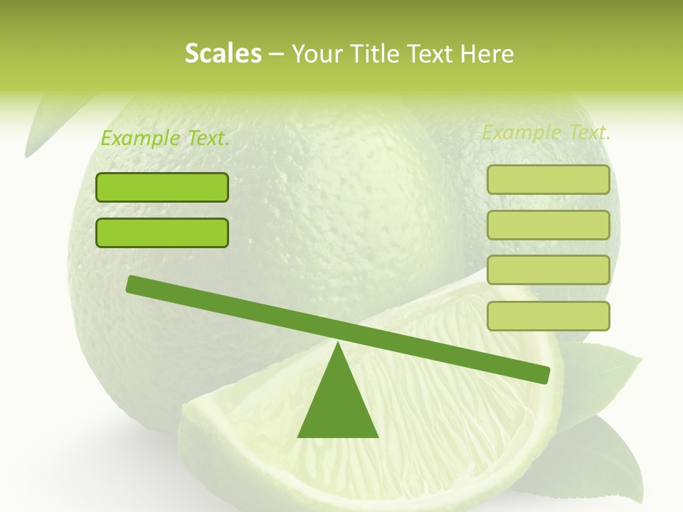 Isolated Slice Refreshing PowerPoint Template