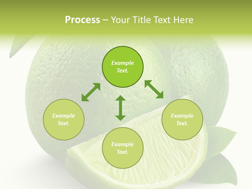 Isolated Slice Refreshing PowerPoint Template