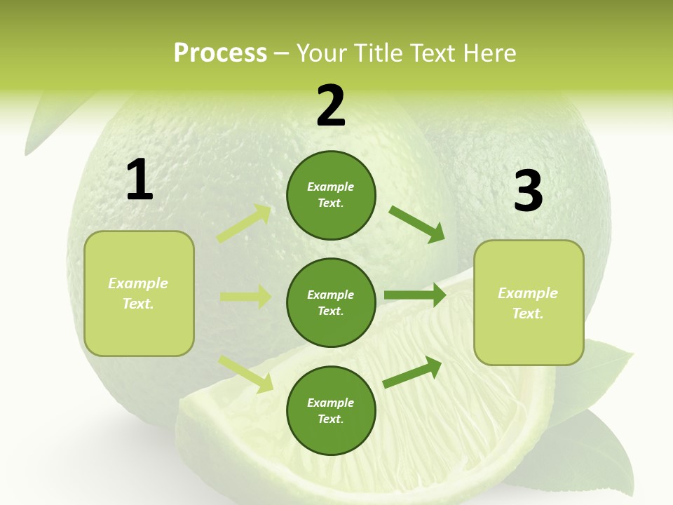Isolated Slice Refreshing PowerPoint Template