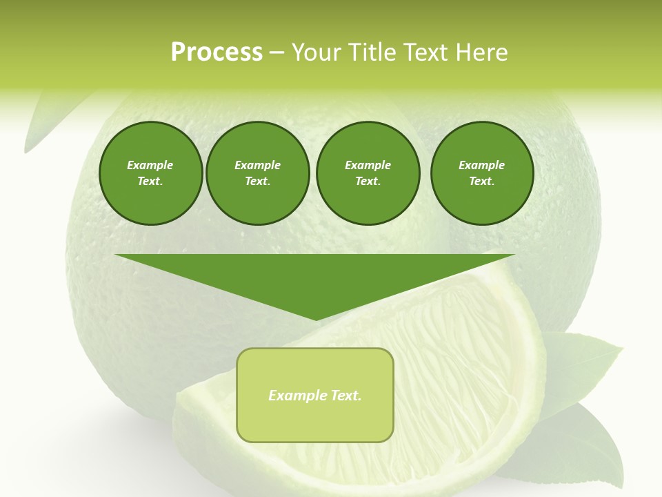 Isolated Slice Refreshing PowerPoint Template