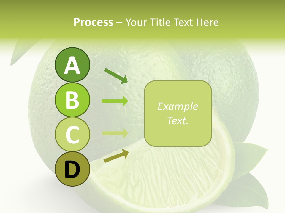 Isolated Slice Refreshing PowerPoint Template