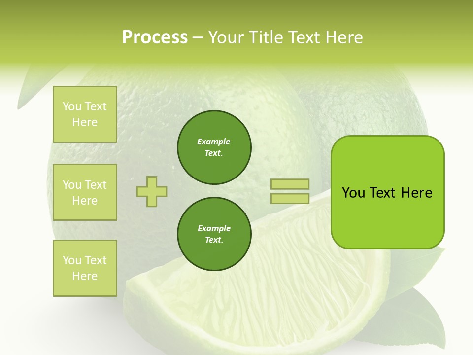 Isolated Slice Refreshing PowerPoint Template