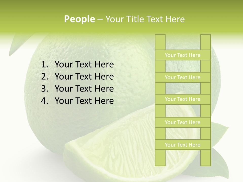 Isolated Slice Refreshing PowerPoint Template