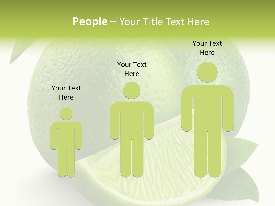 Isolated Slice Refreshing PowerPoint Template