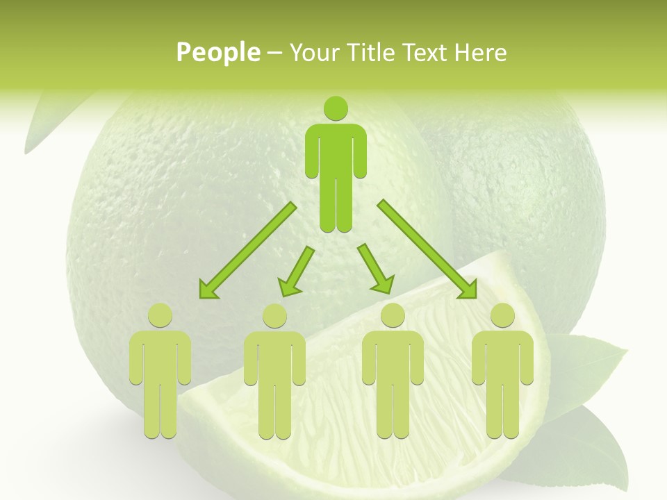 Isolated Slice Refreshing PowerPoint Template