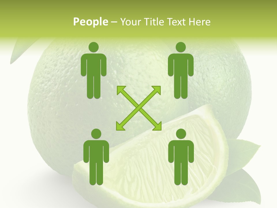 Isolated Slice Refreshing PowerPoint Template