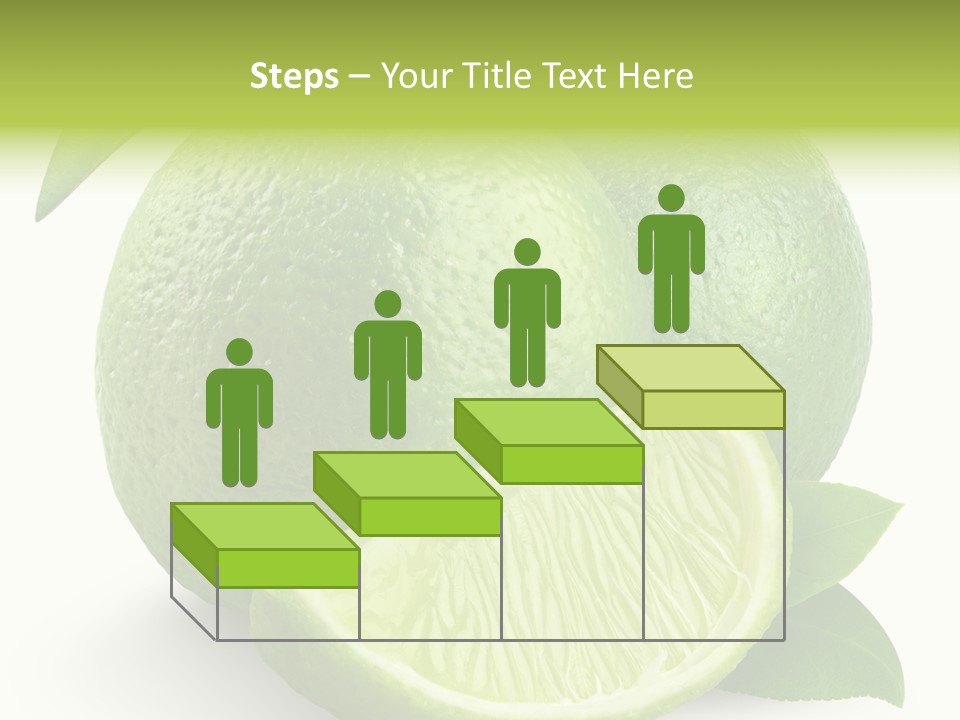 Isolated Slice Refreshing PowerPoint Template