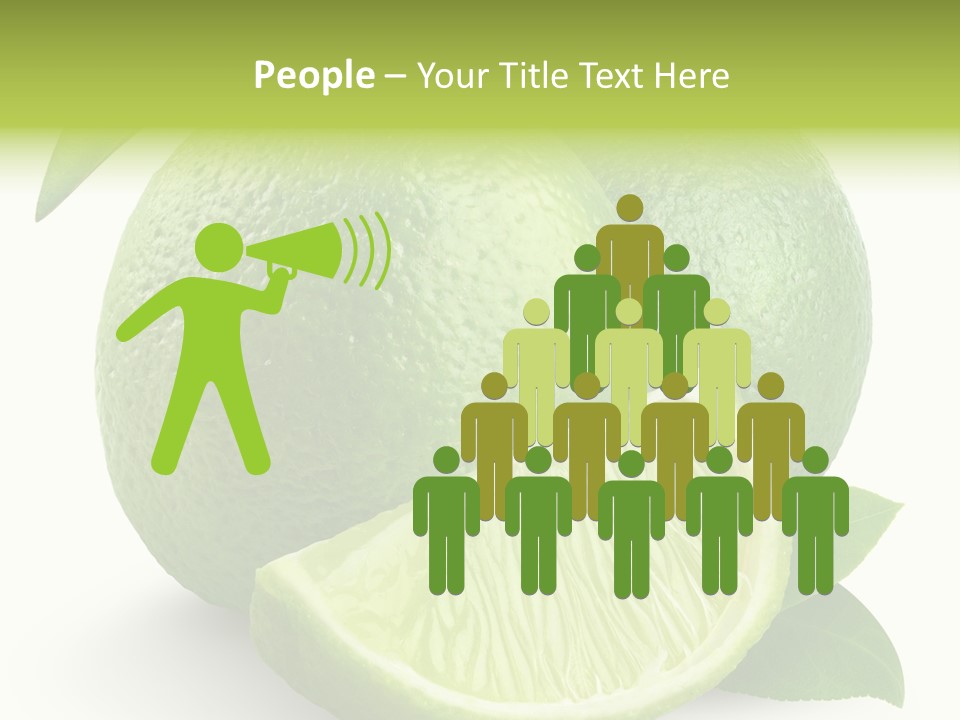 Isolated Slice Refreshing PowerPoint Template