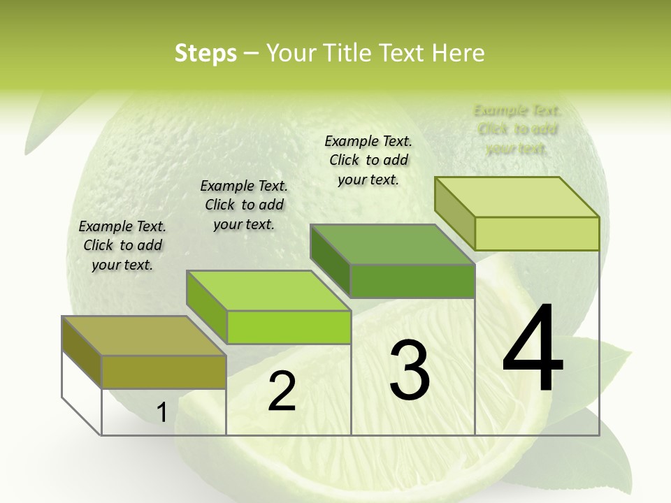 Isolated Slice Refreshing PowerPoint Template