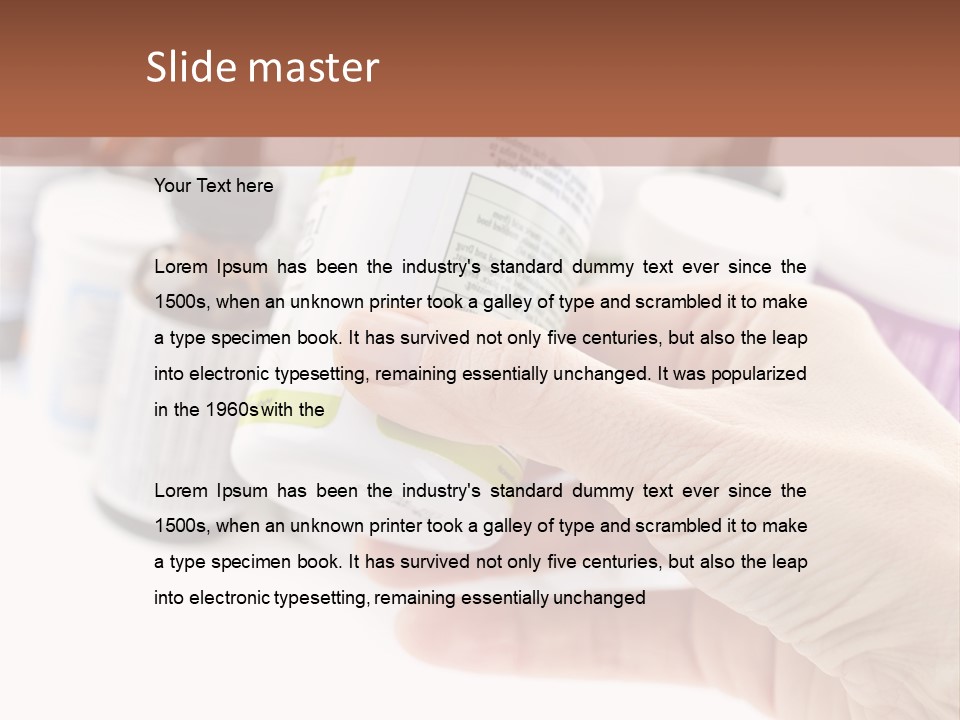 Medicine Caucasian Alternative PowerPoint Template